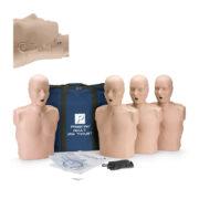 Prestan Professional Adult Jaw Thrust Training Manikins with CPR Monitor (4-Pack)