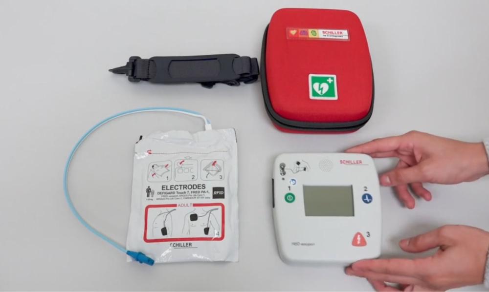 Schiller Easyport AED: world's smallest defibrillator